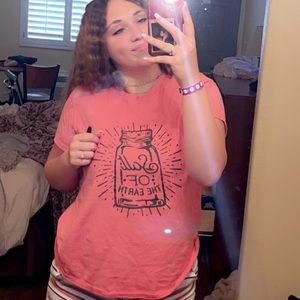 Pink “salt of the earth” shirt